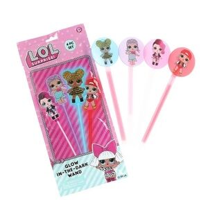 L.O.L Surprise! Glow In The Dark Wand 4 Pc Set Ages 3+
